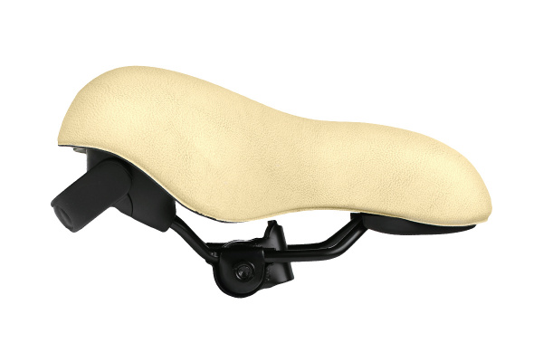 Седло KS-9046 MTB 250*200mm,комфорт,эластомер,750гр,кремовое Седло KS-9046 MTB 250*200mm,комфорт,эластомер,750гр,кремовое